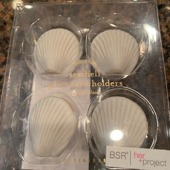 Pottery Barn Accents Pottery Barn Seashell Placecard Holders Poshmark